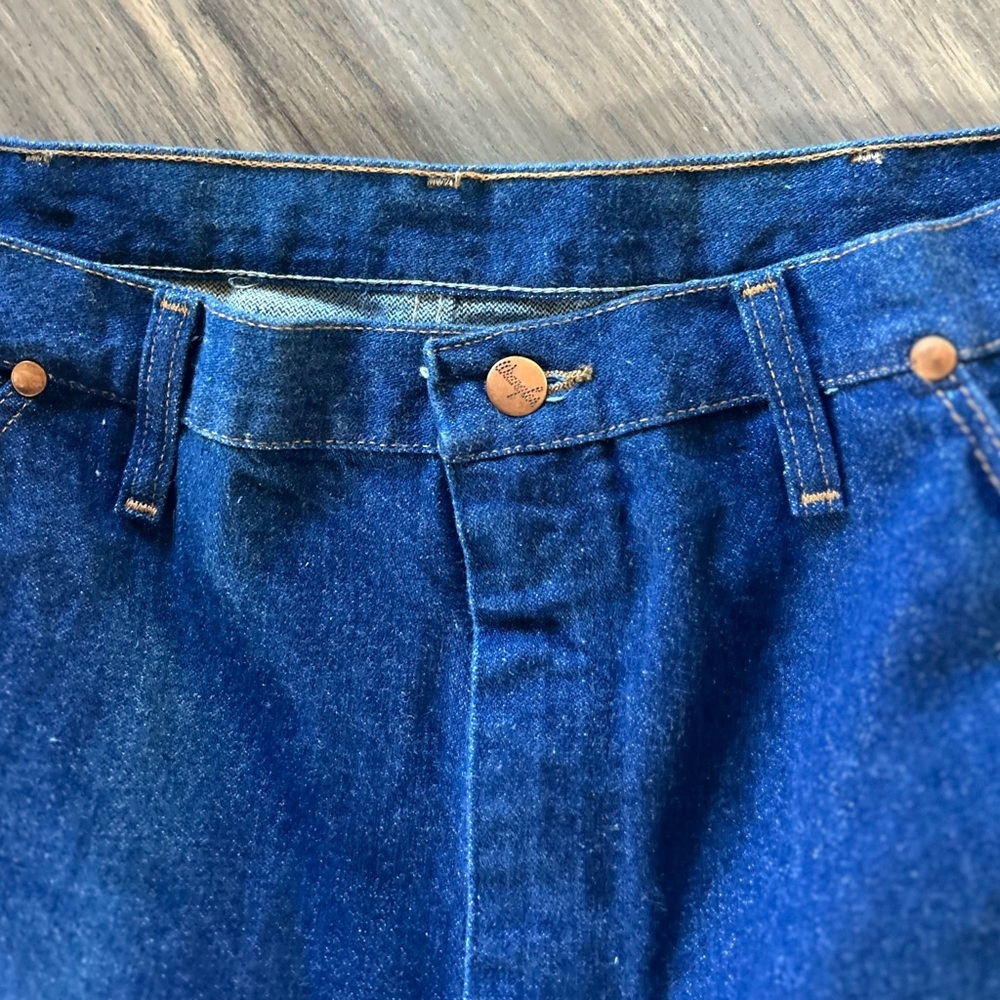 Men’s NWT Wrangler Pro Rodeo Original Cowboy Cut Jeans in Deep Blue Size 40/32 - Picture 10 of 10